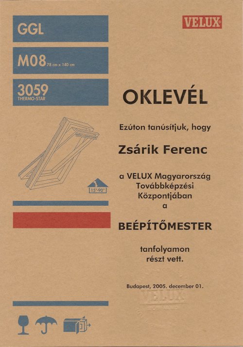 tetőablak beépítő mester